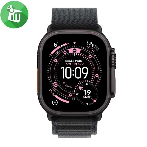 Apple Watch Ultra 3 GPS + Cellular Titanium Black Case with Alpine loop - Image 2
