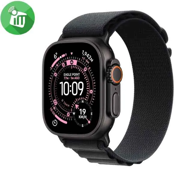 Apple Watch Ultra 3 GPS + Cellular Titanium Black Case with Alpine loop
