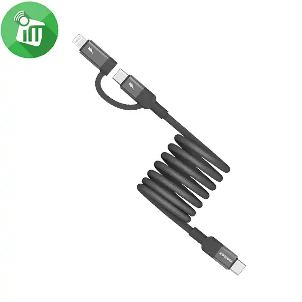 Momax DL58 Mag Link Magnetic USB-C to C / Lightning Cable 60W (1m)
