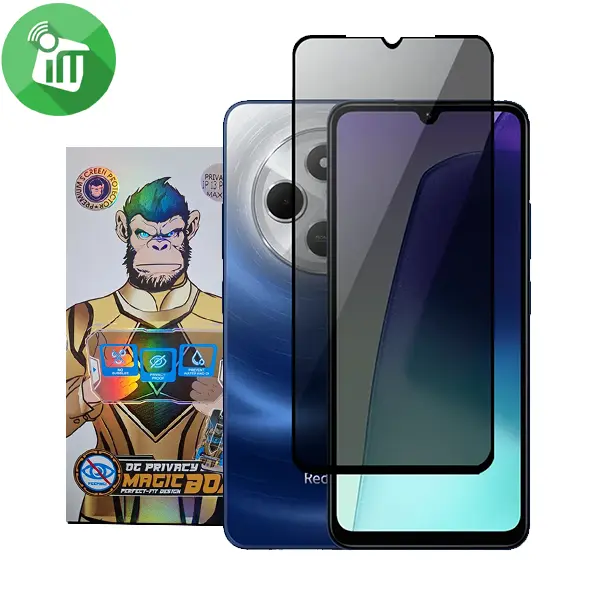 KingKong Full Glue AG Matte Privacy Glass Screen Xiaomi Redmi 14C 4G/5G / Redmi 14R 5G/Poco C75 4G