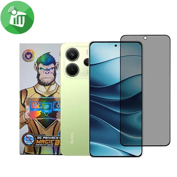 KingKong Full Glue AG Matte Privacy Glass Screen Xiaomi Redmi Note 14 4G