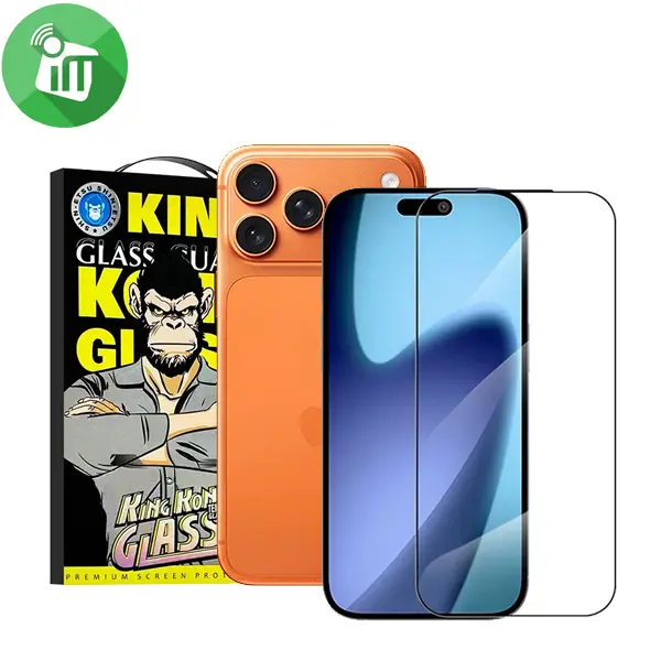 KingKong Full Glue HD Dustproof Glass Guard Screen iPhone 17 Pro