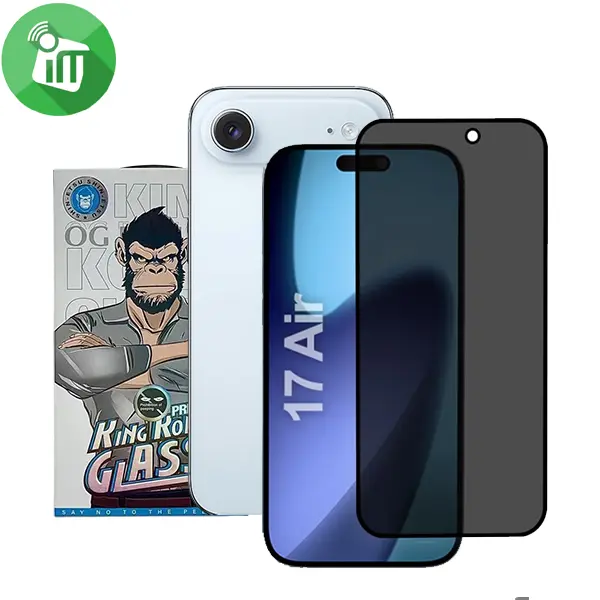 KingKong Full Glue Privacy HD Glass Guard Screen iPhone 17 Air