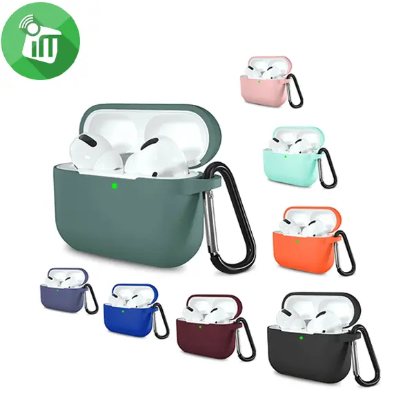 Silicone Shockproof Case Airpods Pro 3 With Keychain
