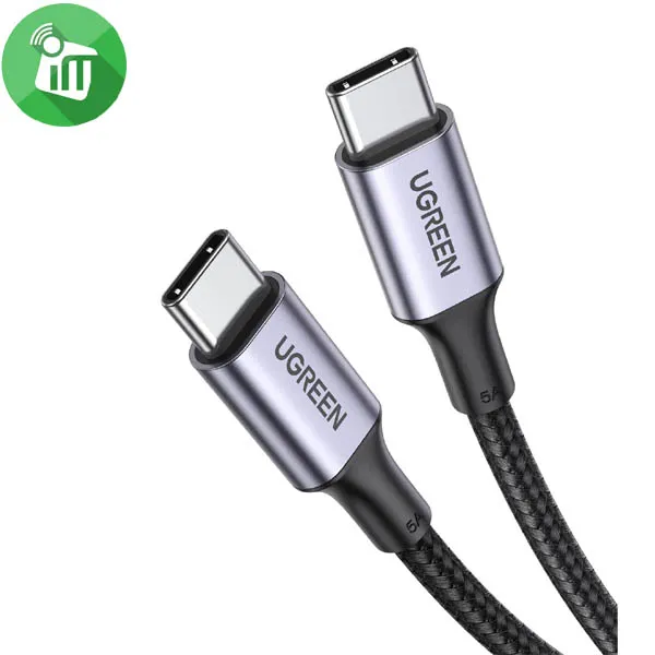 UGREEN 70429 USB-C to USB-C PD 100W Aluminum Braid Cable 5A (2M)