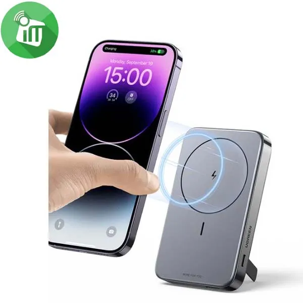 UGREEN PB206 10000mAh Magnetic Wireless PD 20W Power Bank - Image 2