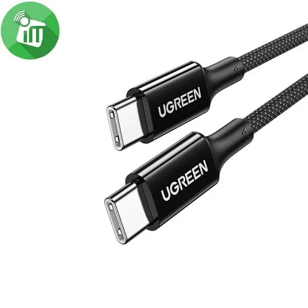 UGREEN US557 USB-C to USB-C PD 100W Silicone Braid Cable 5A (1M)