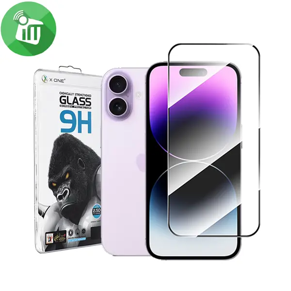 X.One 2.5D Full Coverage Gorilla Series Glass Screen iPhone 17