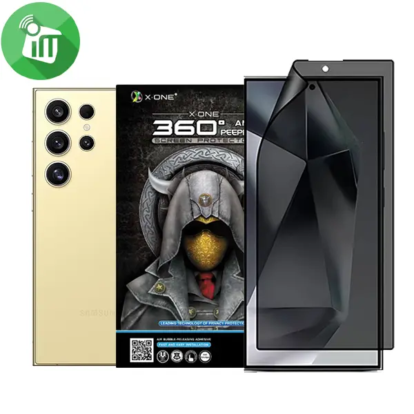 X.One 360 Privacy Anti-peeping LCD Screen Protector Samsung Galaxy S24 Ultra
