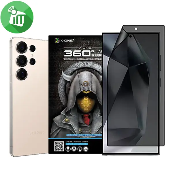 X.One 360 Privacy Anti-peeping LCD Screen Protector Samsung Galaxy S25 Ultra