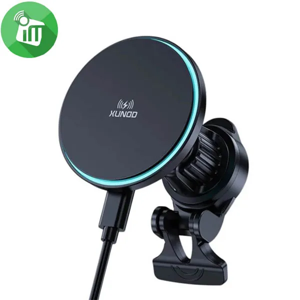 Xundd 15W Round With Light Car Magnetic Wireless Charger