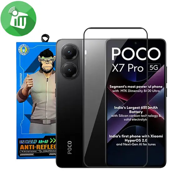 iScreen Glass 5D Full Glue Screen Protector Xiaomi Poco X7 Pro
