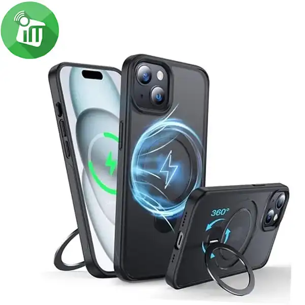 Xundd Skin Matte MagSafe Holder Rotating Case iPhone 15